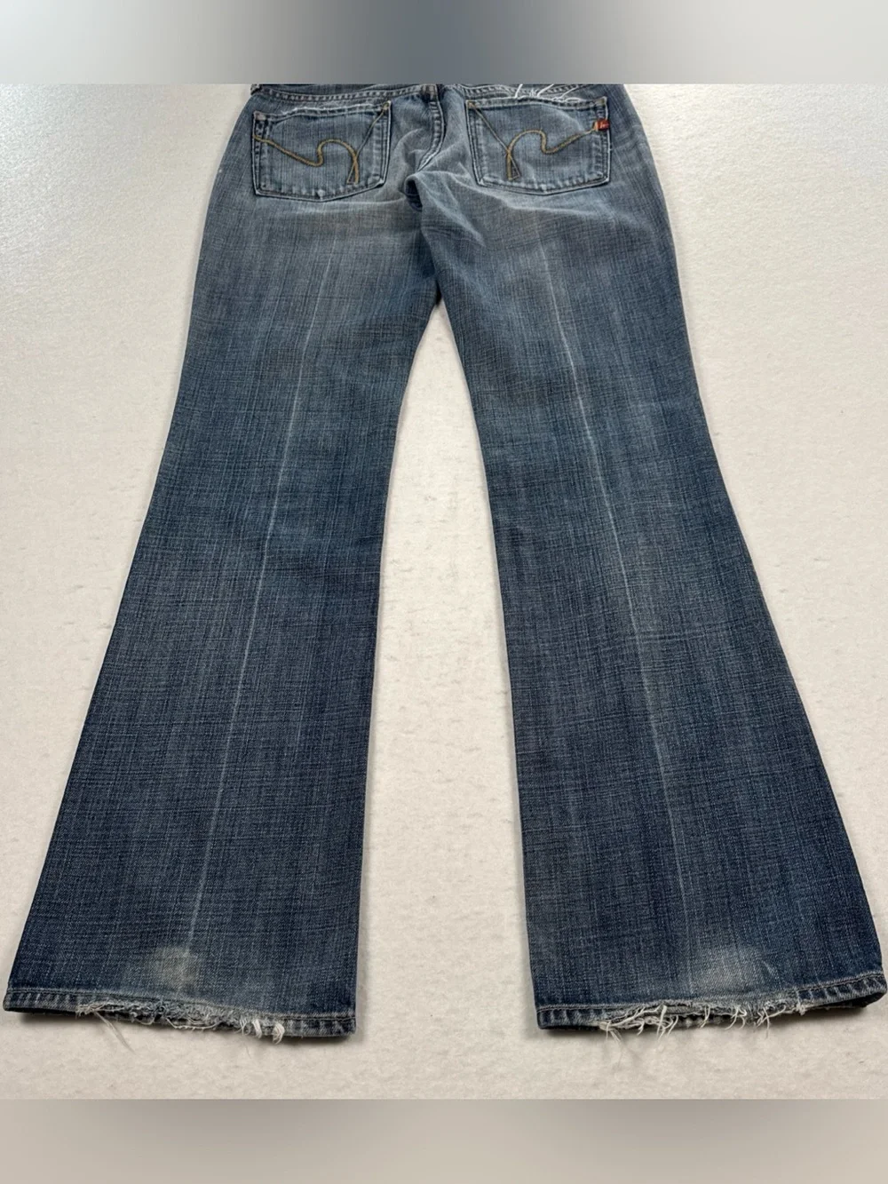 Citizens of Humanity Kelly #001 Jeans Womens 28 Low-waist Bootcut DistressedY2K